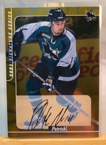 Patrick marleau autogrammkarte - marleau,