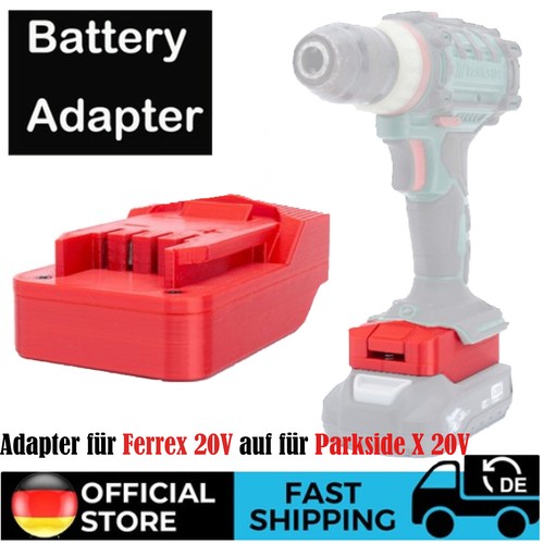 Akku adapter für ferrex 20v - akku,