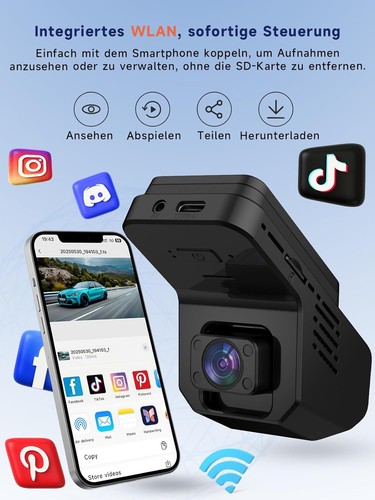 Dashcam auto vorne - &, innen