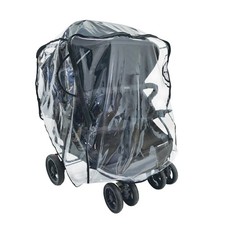 Ezkindheit Universal Regenschutz für Doppelkinderwagen / Schutz vor Wasser und W