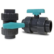 2x PVC Kugelhahn Ø 50mm