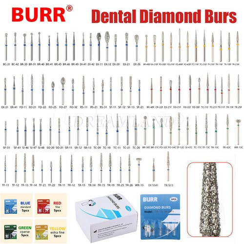 100pcs zahnarzt diamant bohrer - zahnarzt,