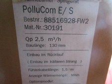 METRONA POLLUCOM E WÄRMEZÄHLER 88516928-FW2 Mat-Nr 30191