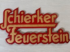 Plakat- u. Kalenderfabrik Gebr. Müller Dresden Pappschild "Schierker Feuerstein"
