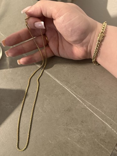 Italy gelbgold 750 zopfkette - italy,
