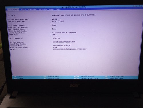 Acer travelmate tmp249 35ld - acer, m