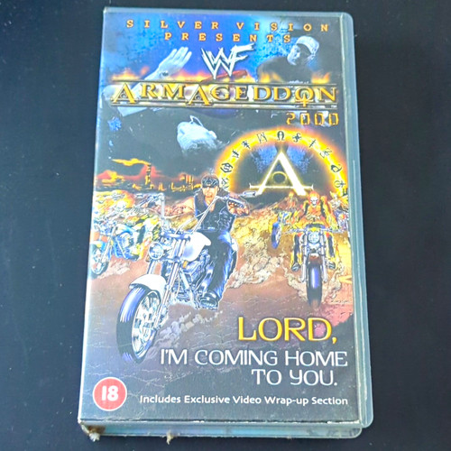 Wwf armageddon 2000 vhs lord - wwf,