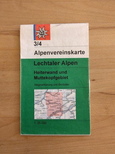 Alpenvereinskarte 4 - alpenvereinskarte, 3/4