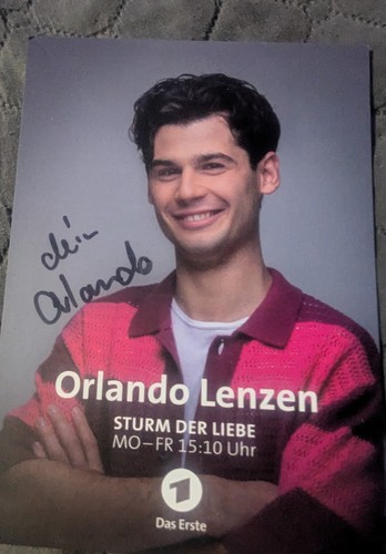 Autogrammkarte von orlando - autogrammkarte,