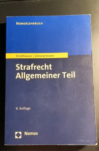 Strafrecht allgemeiner teil - allgemeiner, 9