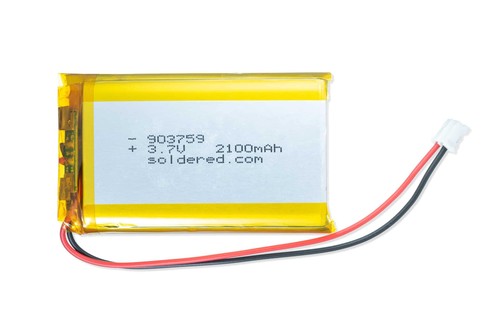 Soldered ion akku - soldered, li-ion