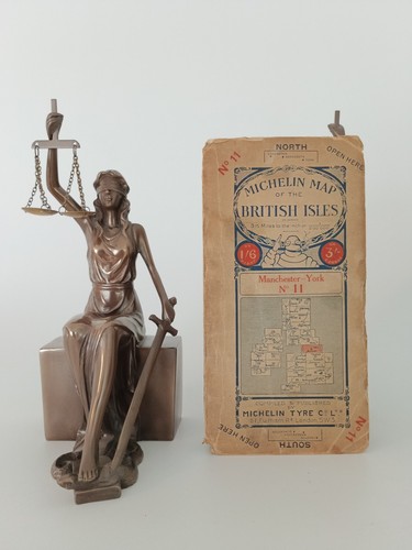 1920er vintage michelin map - map, of