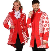 Jacke rot/weiß Frack Damen Herren Köln Elferrat Uniform Karneval Fasching