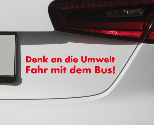 Aufkleber sticker denk die - an,