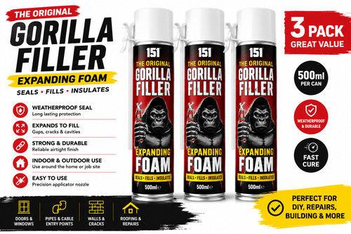 Gorilla blähschaum 500ml - blähschaum,