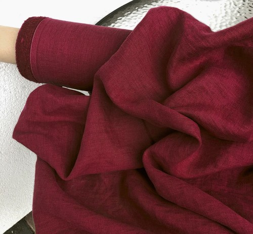 Pure linen fabric the yard - linen,