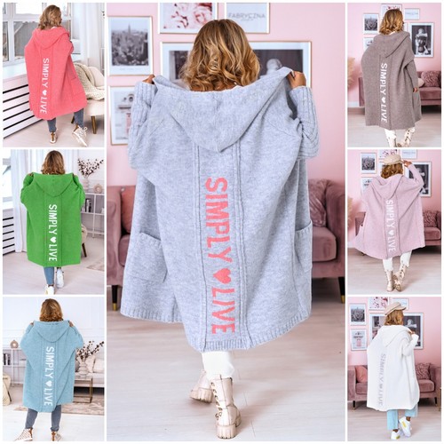 Oversize strickmantel sehr - oversize,
