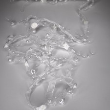   Organzaband Perlenband