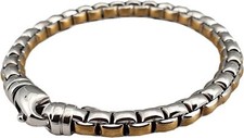 Armband Erbskette massiv Gold