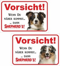 Schild Vorsicht sonst