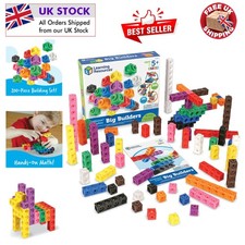 Educational Big Builders MathLink Würfel - 200 Stück für Problemlösungsfähigkeiten