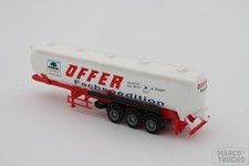 AWM Siloauflieger weiß/rot