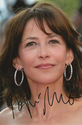 Autogramm auf foto sophie - autogramm,