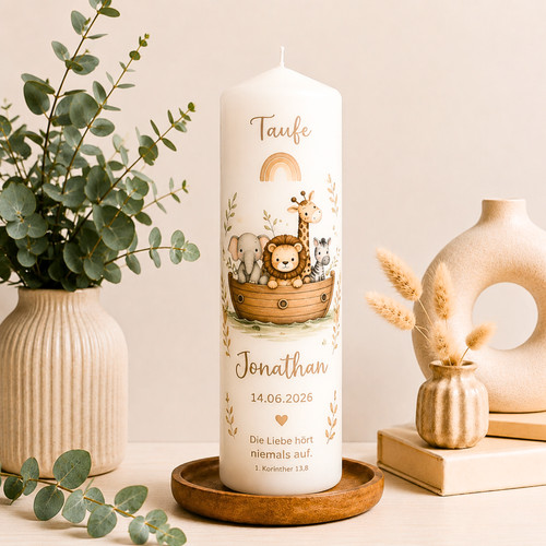 Taufkerze arche taufgeschenk - ,