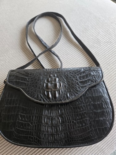 Vintage krokodil leder - vintage,