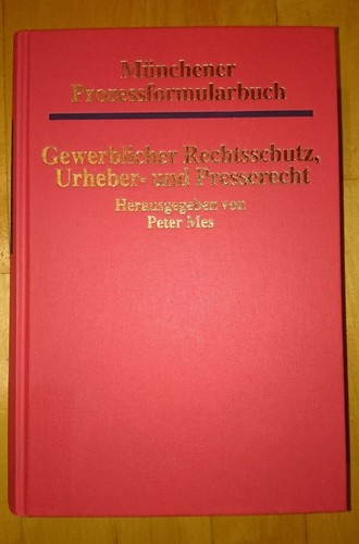 Münchener prozessformularbuch - münchener,