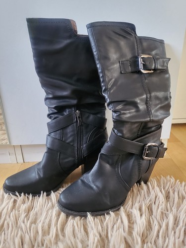 Halbhohe gefütterte stiefel - halbhohe,