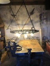 Kronleuchter Rittersaal Ritterfest Ritterlampe Ritterspiele Einzigartig !!!!!!!!