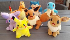 Poke'mon Konvolut Stoff Figuren Tiere Sammlung Pokemon - siehe Foto - 