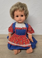 Nette Kunststoff Puppe MMM Drei-M Doll 38 cm Sammler Vintage