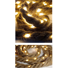 Lichterkette Jute Seil 2m LED