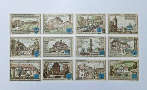 Vacha notgeld 12x pfennig - vacha,