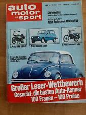 AMS 10/1977 Monteverdi Safari - Die Geschichte des VW Käfer Cabrio