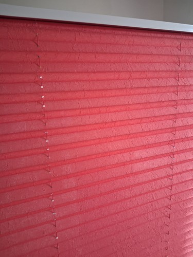 Raffrollo rot 10m - rot, 1,10m