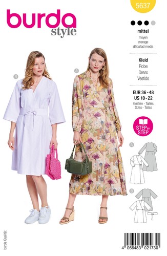 Burda style 5637 kleid - style, gr