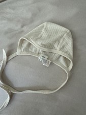 Cosilana wolle/baumwolle Mütze erstlingsmütze beige 62/68