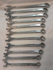 11 x Maul-/Ringmaulschlüssel Set, Chrom-Vanadium , 7 bis 22