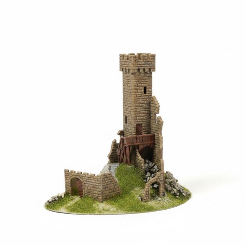 Spur burgruine wachturm - h0,