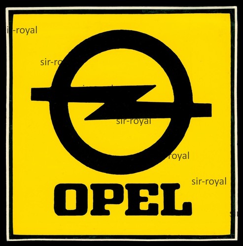 Werbe aufkleber opel - aufkleber,