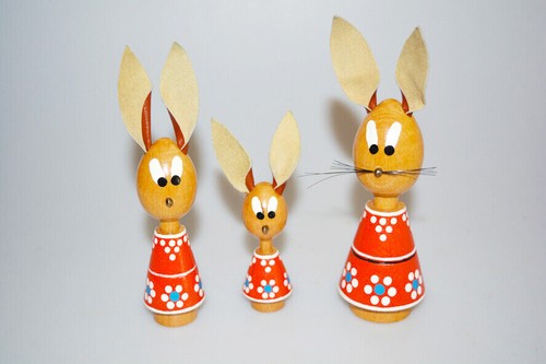 Osterdeko holz osterhasen - osterhasen,