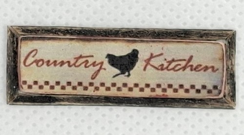 Schild country kitchen - "country, kitchen"