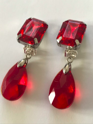 Ohrclips facettiertes glas und - ohrclips/facettiertes,