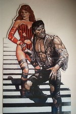 Werbe Aufsteller Storm & Roodhaar von Don Lawrence ca. 100 cm