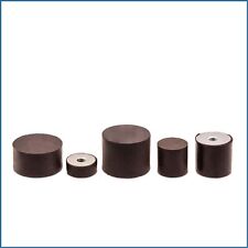 Gummipuffer Typ E Ø6-200mm M3-M20 in Hart, Mittel oder Weich Gummi-Metall-Puffer