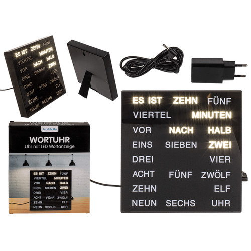 Uhr mit deutscher wort anzeige - uhr,