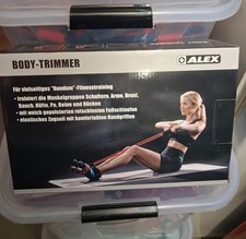 ALEX BODY-TRIMMER Widerstandsband Rot Fitness Zugseil Trainingsgerät Arme Beine